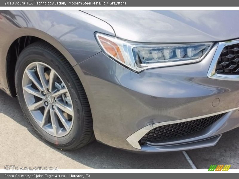 Modern Steel Metallic / Graystone 2018 Acura TLX Technology Sedan