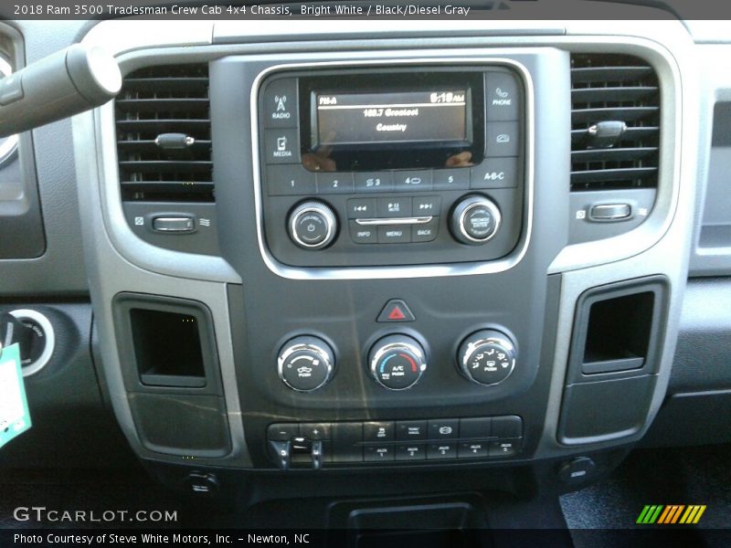 Bright White / Black/Diesel Gray 2018 Ram 3500 Tradesman Crew Cab 4x4 Chassis