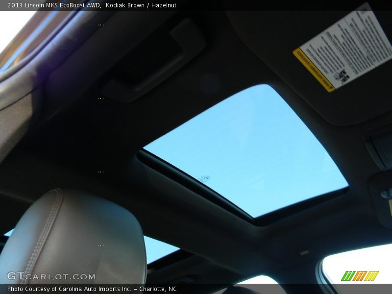 Kodiak Brown / Hazelnut 2013 Lincoln MKS EcoBoost AWD