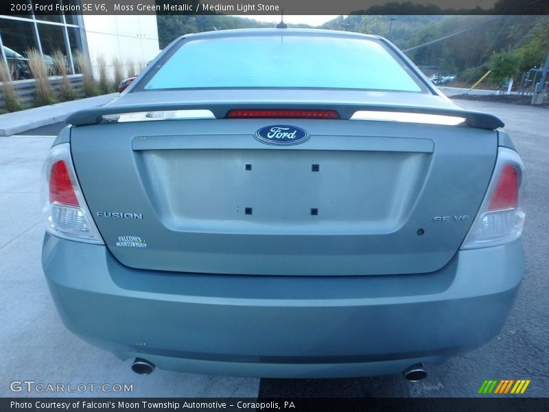 Moss Green Metallic / Medium Light Stone 2009 Ford Fusion SE V6