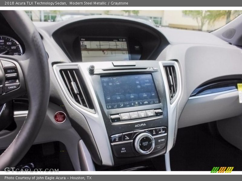 Modern Steel Metallic / Graystone 2018 Acura TLX Technology Sedan