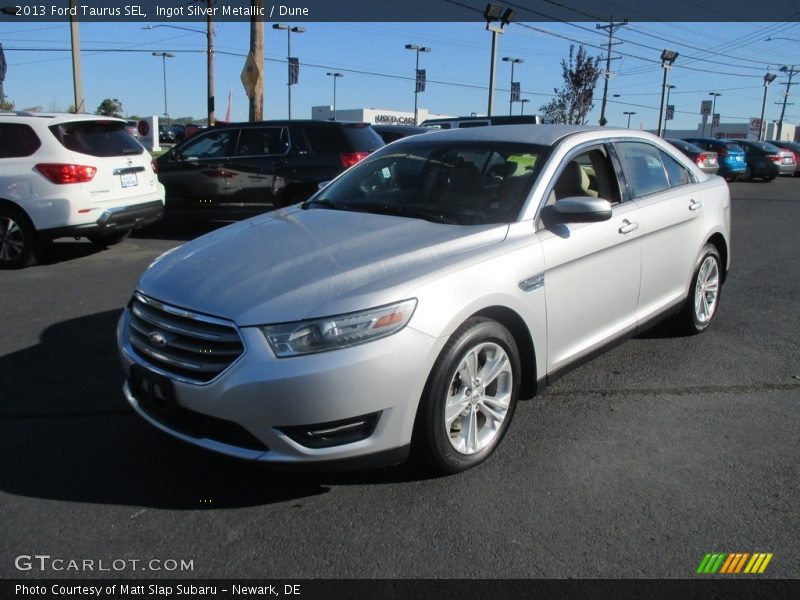 Ingot Silver Metallic / Dune 2013 Ford Taurus SEL