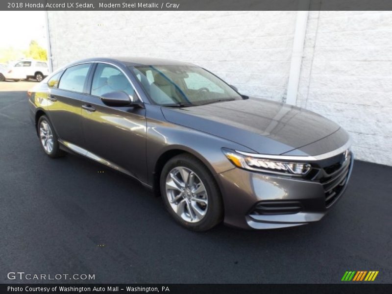 Modern Steel Metallic / Gray 2018 Honda Accord LX Sedan