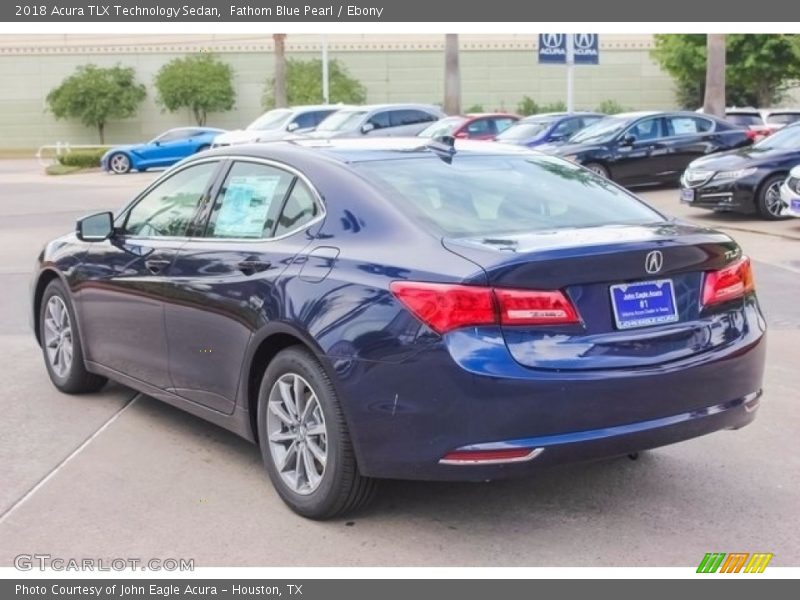 Fathom Blue Pearl / Ebony 2018 Acura TLX Technology Sedan