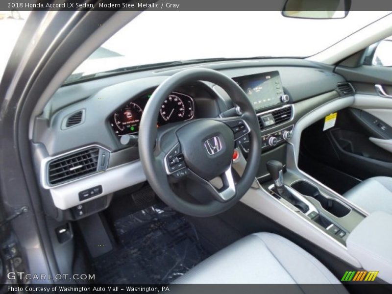  2018 Accord LX Sedan Gray Interior