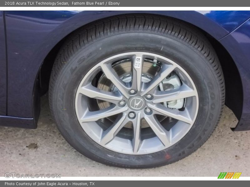 Fathom Blue Pearl / Ebony 2018 Acura TLX Technology Sedan