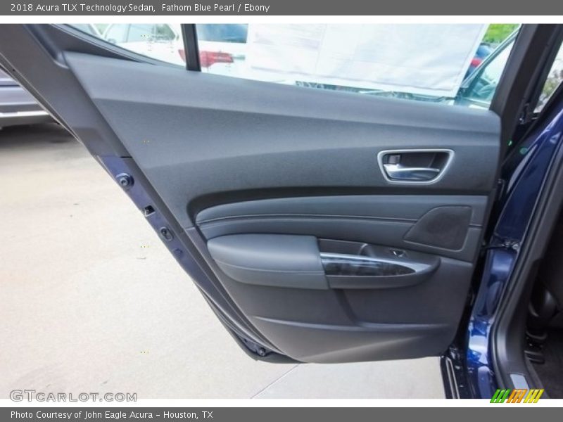 Fathom Blue Pearl / Ebony 2018 Acura TLX Technology Sedan