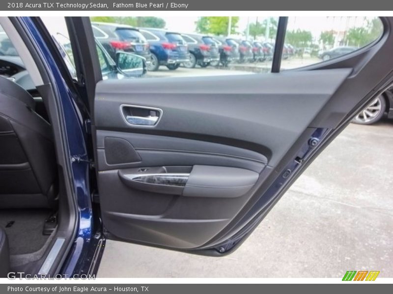 Fathom Blue Pearl / Ebony 2018 Acura TLX Technology Sedan