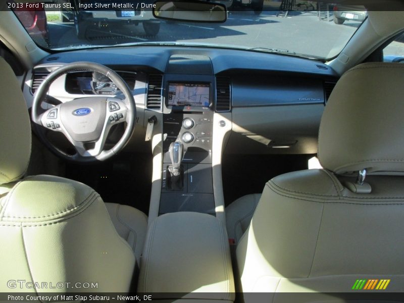 Ingot Silver Metallic / Dune 2013 Ford Taurus SEL