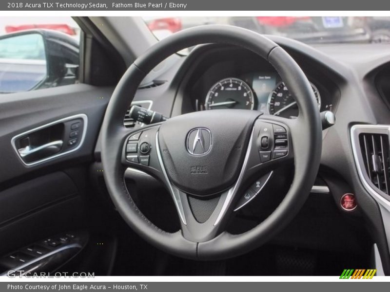Fathom Blue Pearl / Ebony 2018 Acura TLX Technology Sedan