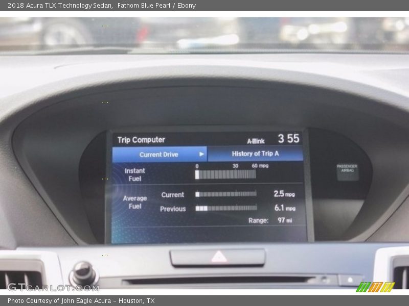 Fathom Blue Pearl / Ebony 2018 Acura TLX Technology Sedan