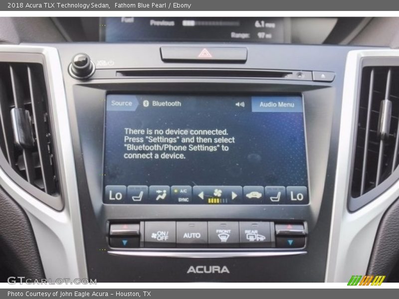 Fathom Blue Pearl / Ebony 2018 Acura TLX Technology Sedan