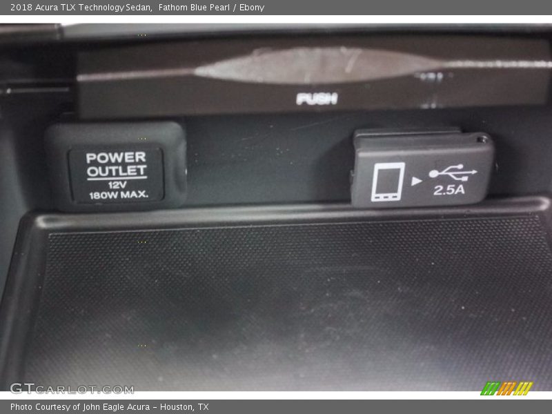 Fathom Blue Pearl / Ebony 2018 Acura TLX Technology Sedan