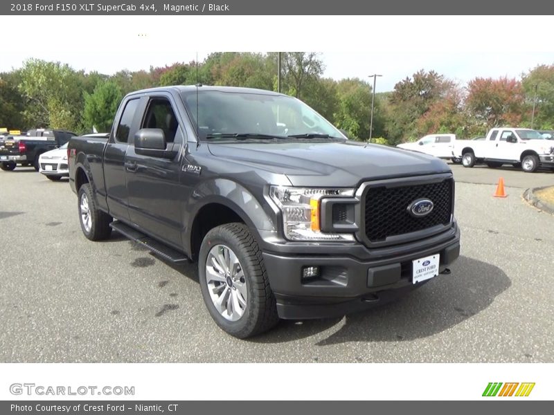 Magnetic / Black 2018 Ford F150 XLT SuperCab 4x4