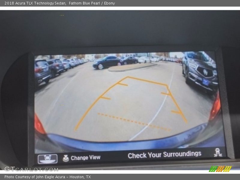 Fathom Blue Pearl / Ebony 2018 Acura TLX Technology Sedan