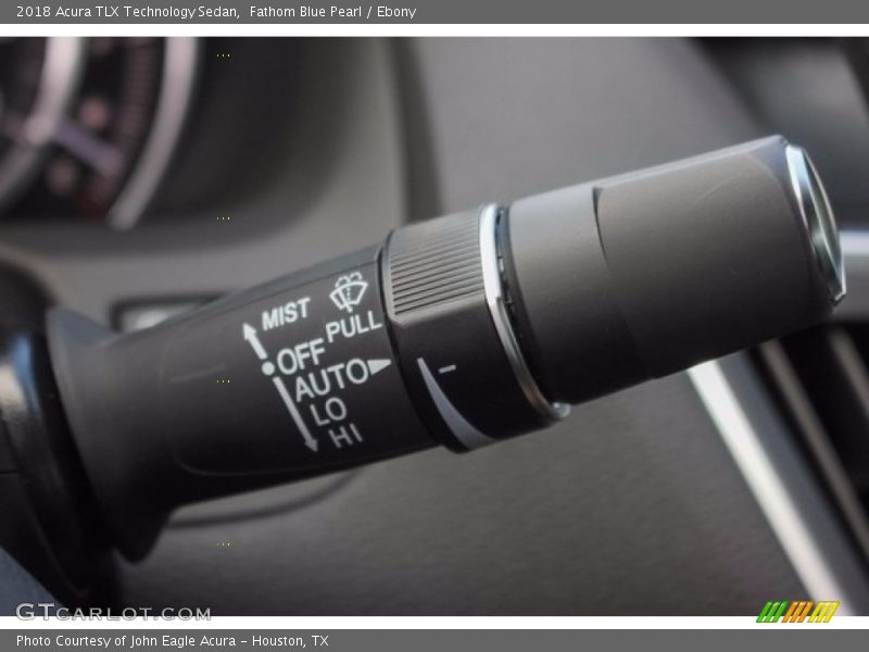 Fathom Blue Pearl / Ebony 2018 Acura TLX Technology Sedan