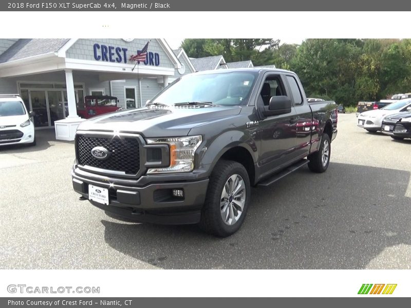 Magnetic / Black 2018 Ford F150 XLT SuperCab 4x4