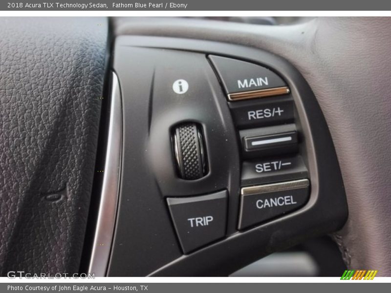 Fathom Blue Pearl / Ebony 2018 Acura TLX Technology Sedan