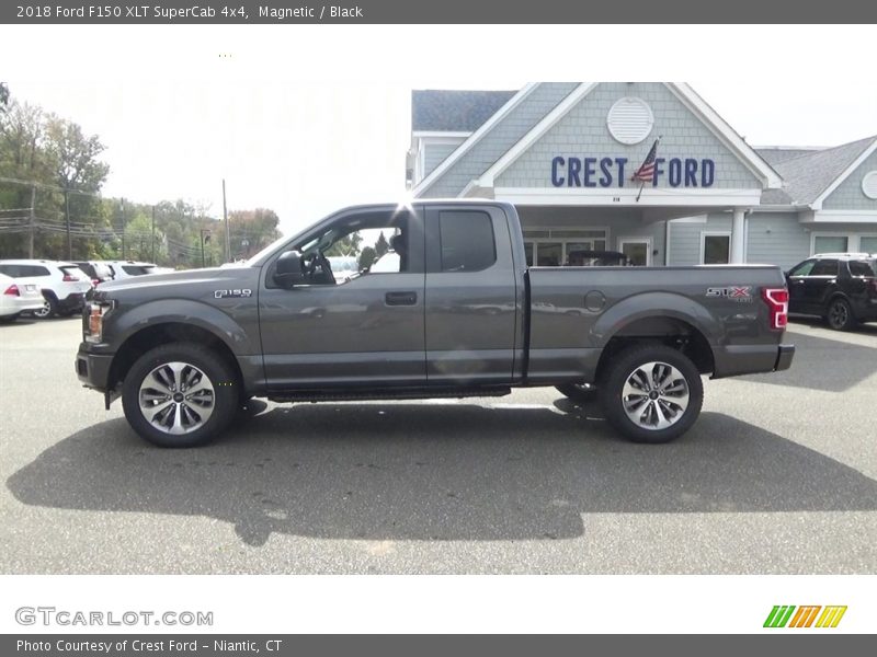 Magnetic / Black 2018 Ford F150 XLT SuperCab 4x4