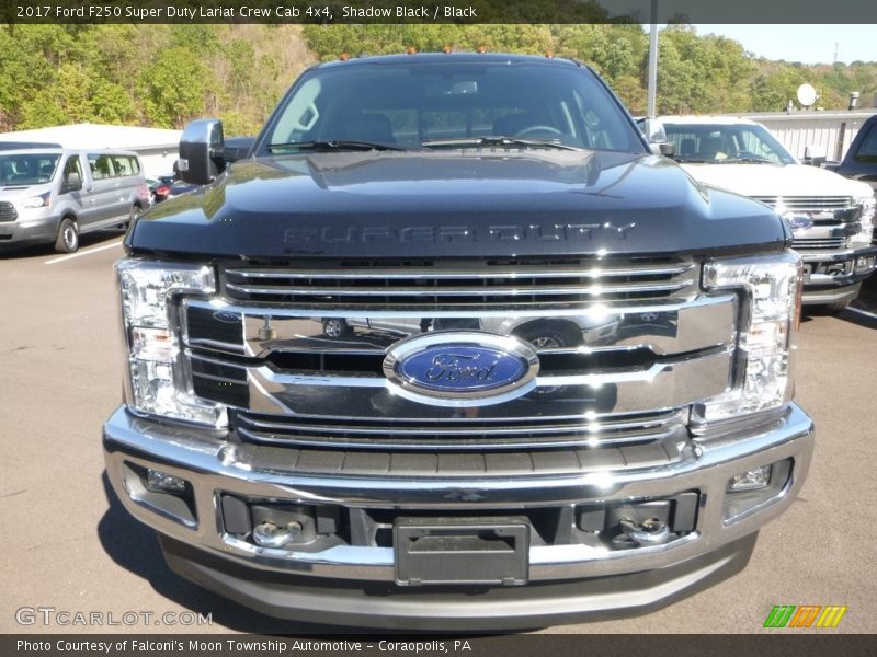 Shadow Black / Black 2017 Ford F250 Super Duty Lariat Crew Cab 4x4