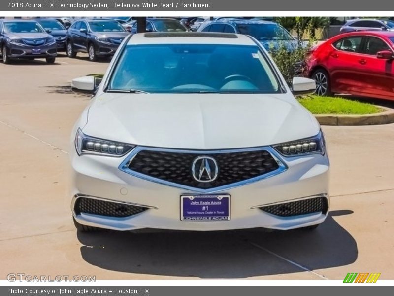 Bellanova White Pearl / Parchment 2018 Acura TLX Technology Sedan