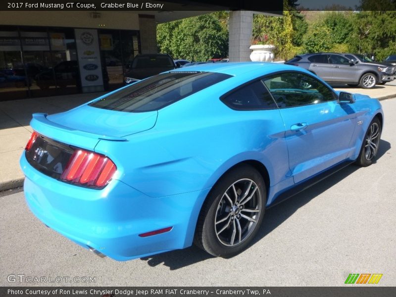 Grabber Blue / Ebony 2017 Ford Mustang GT Coupe
