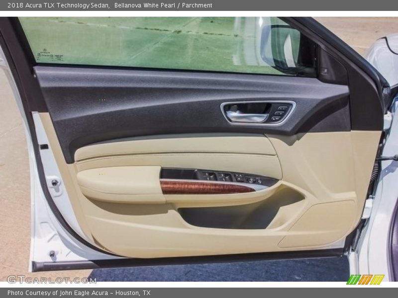 Bellanova White Pearl / Parchment 2018 Acura TLX Technology Sedan