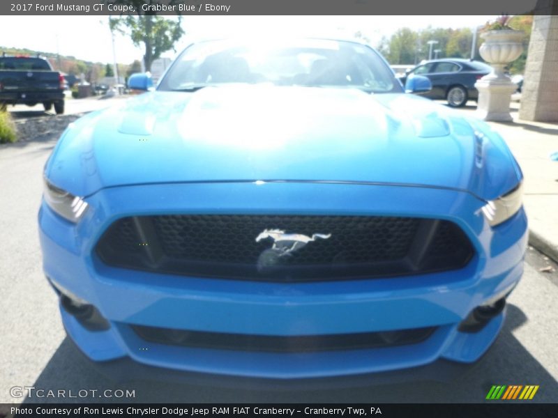 Grabber Blue / Ebony 2017 Ford Mustang GT Coupe