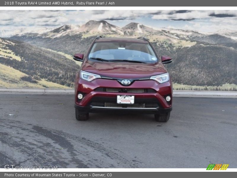 Ruby Flare Pearl / Ash 2018 Toyota RAV4 Limited AWD Hybrid