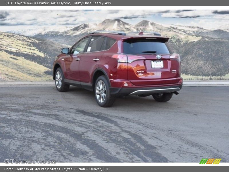 Ruby Flare Pearl / Ash 2018 Toyota RAV4 Limited AWD Hybrid