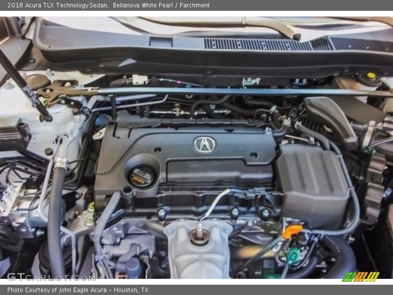 Bellanova White Pearl / Parchment 2018 Acura TLX Technology Sedan