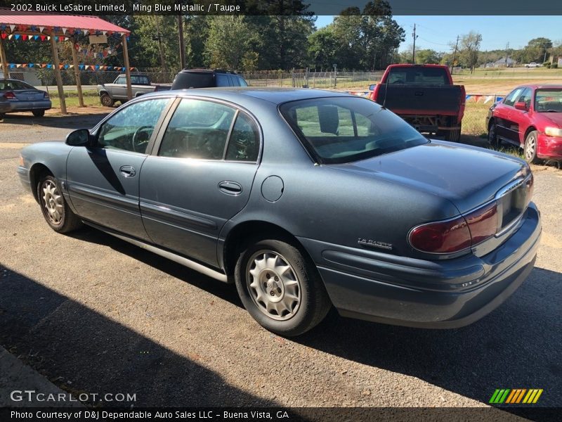 Ming Blue Metallic / Taupe 2002 Buick LeSabre Limited
