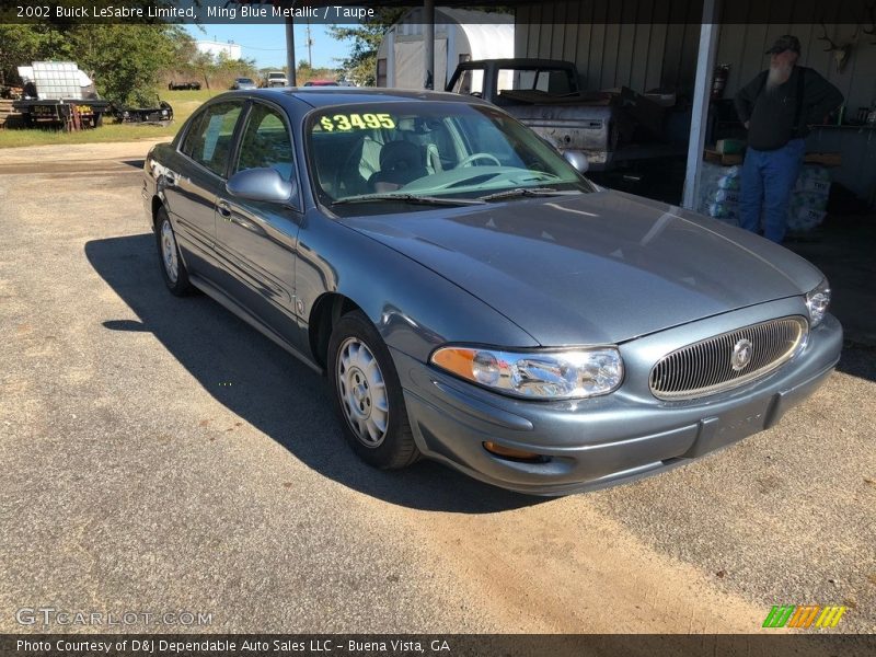 Ming Blue Metallic / Taupe 2002 Buick LeSabre Limited