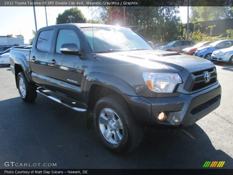 Magnetic Gray Mica / Graphite 2012 Toyota Tacoma V6 SR5 Double Cab 4x4