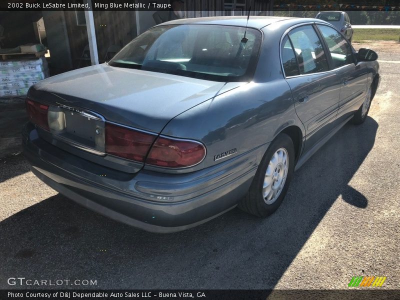 Ming Blue Metallic / Taupe 2002 Buick LeSabre Limited