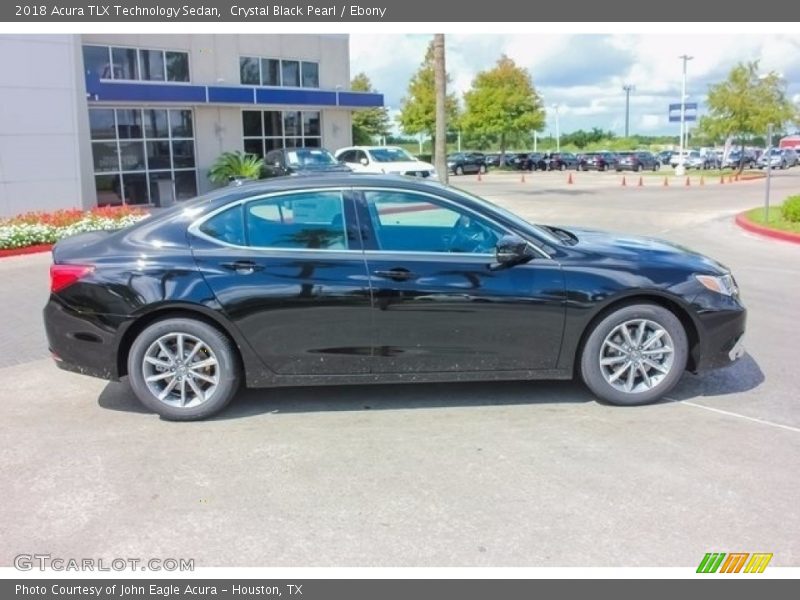 Crystal Black Pearl / Ebony 2018 Acura TLX Technology Sedan