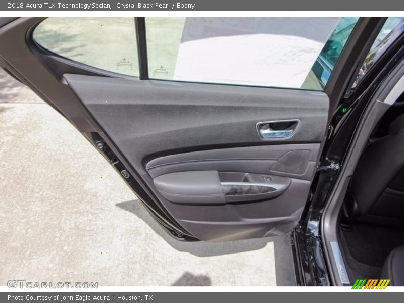 Crystal Black Pearl / Ebony 2018 Acura TLX Technology Sedan