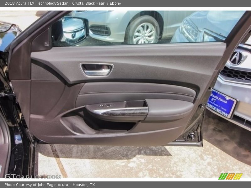Crystal Black Pearl / Ebony 2018 Acura TLX Technology Sedan