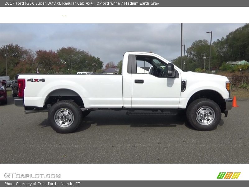Oxford White / Medium Earth Gray 2017 Ford F350 Super Duty XL Regular Cab 4x4