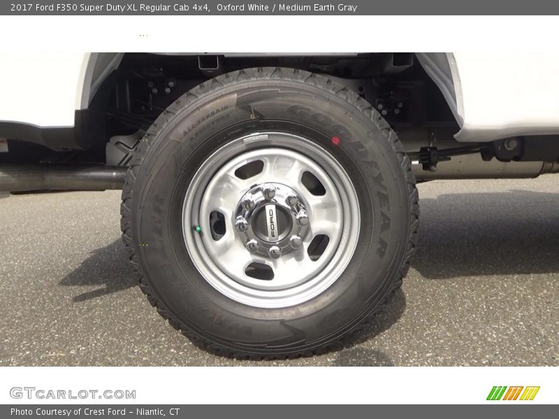 Oxford White / Medium Earth Gray 2017 Ford F350 Super Duty XL Regular Cab 4x4