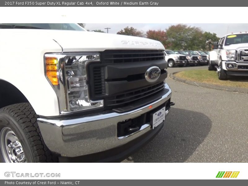 Oxford White / Medium Earth Gray 2017 Ford F350 Super Duty XL Regular Cab 4x4