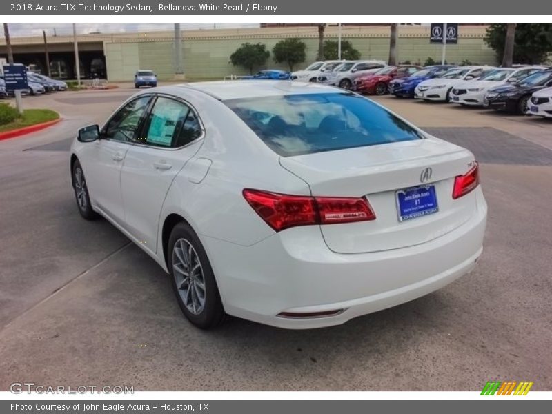 Bellanova White Pearl / Ebony 2018 Acura TLX Technology Sedan