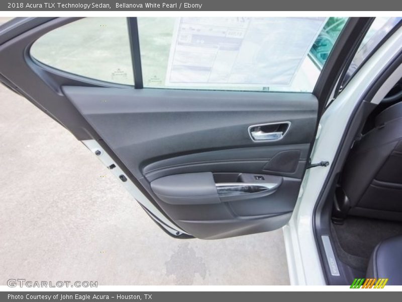 Bellanova White Pearl / Ebony 2018 Acura TLX Technology Sedan