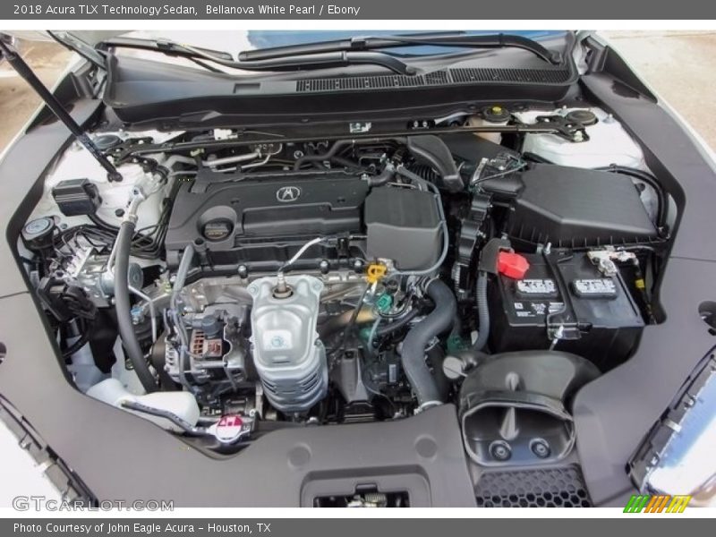 Bellanova White Pearl / Ebony 2018 Acura TLX Technology Sedan