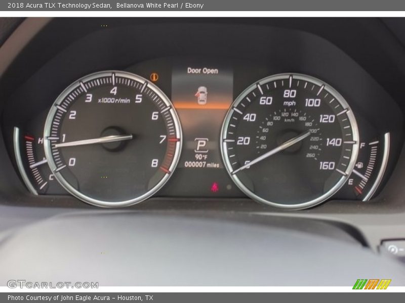 Bellanova White Pearl / Ebony 2018 Acura TLX Technology Sedan