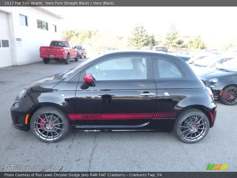  2017 500 Abarth Nero Puro (Straight Black)