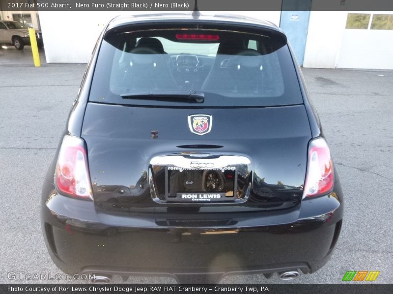 Nero Puro (Straight Black) / Nero (Black) 2017 Fiat 500 Abarth