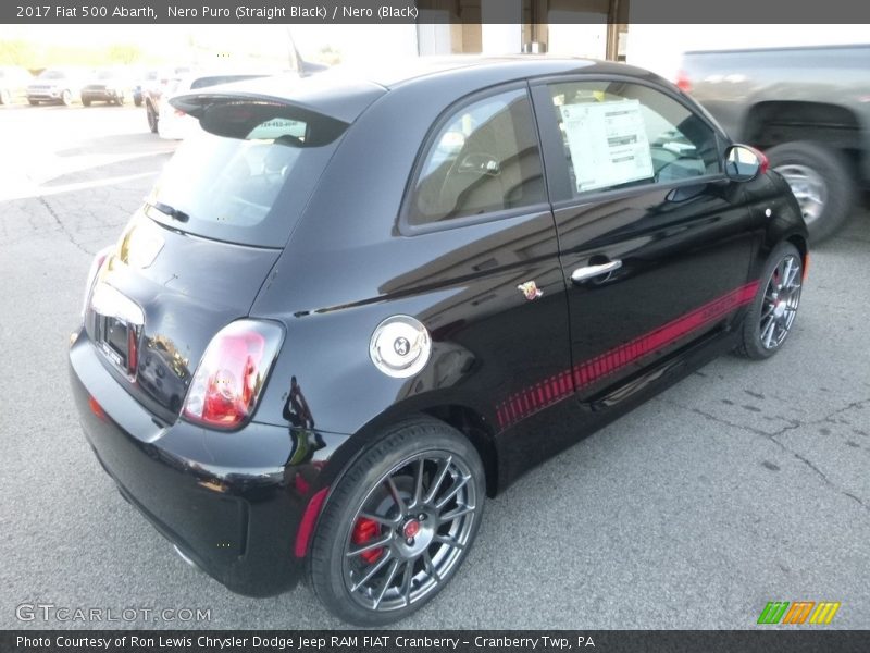 Nero Puro (Straight Black) / Nero (Black) 2017 Fiat 500 Abarth