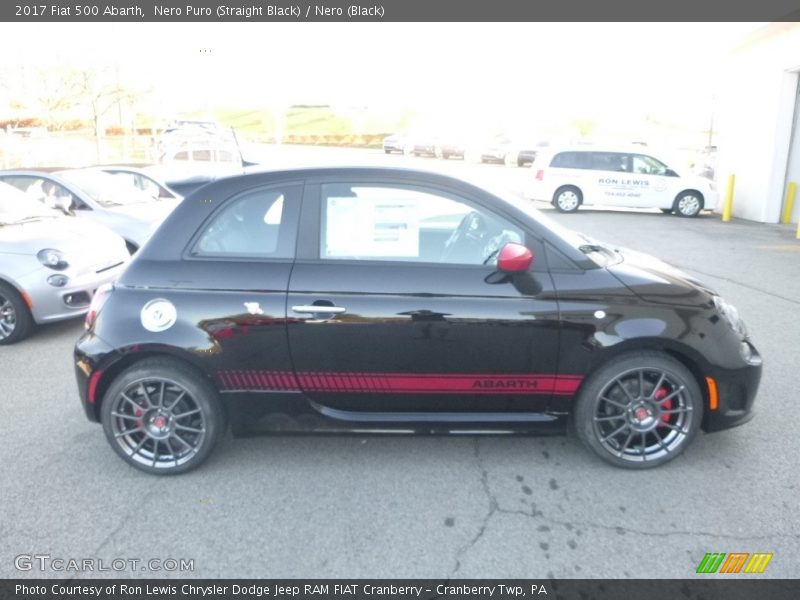 Nero Puro (Straight Black) / Nero (Black) 2017 Fiat 500 Abarth