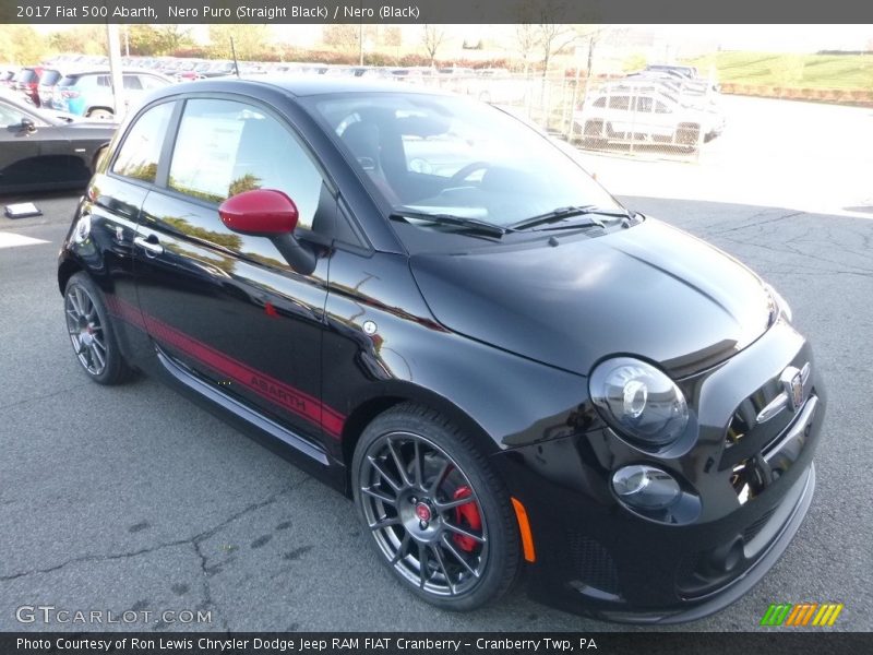 Front 3/4 View of 2017 500 Abarth